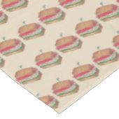 Turkey Club Sandwich Restaurant Diner Feinschmecke Tischdecke (Schrägansicht)