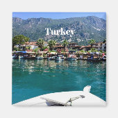 Turkey coastal town magnet (Vorne)