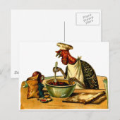 Turkey Cook Postkarte (Vorne/Hinten)
