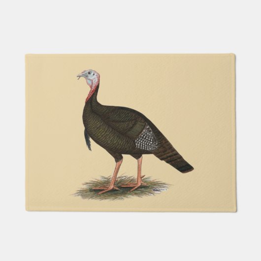 Turkey: Eastern Wild Tom Fußmatte (Vorderseite)