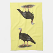 Turkey: Eastern Wild Tom Geschirrtuch (Vertikal)