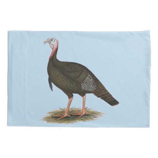 Turkey: Eastern Wild Tom Kissenbezug (Rückseite)