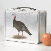Turkey: Eastern Wild Tom Metall Brotdose (Beispiel)