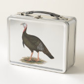 Turkey: Eastern Wild Tom Metall Brotdose (Vorderseite)