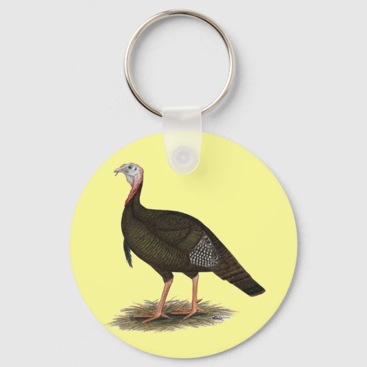 Turkey: Eastern Wild Tom Schlüsselanhänger (Vorderseite)
