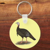 Turkey: Eastern Wild Tom Schlüsselanhänger (Vorderseite)