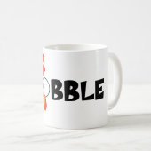 Turkey Face Gobble Coffee Mug Kaffeetasse (VorderseiteRechts)