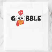 Turkey Face Gobble Stickers (Tasche)