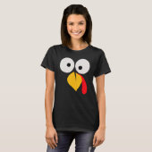 Turkey Face Pilgrim  Thanksgiving Costume  2 T-Shirt (Vorne ganz)