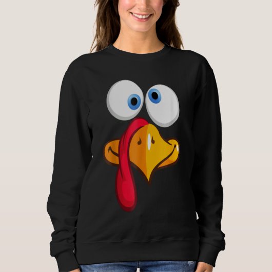 Turkey Face, Turkey Face Fun - Turkey Face Fun Tha Sweatshirt (Vorderseite)