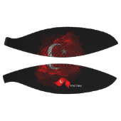 Turkey flag basketball (Panele)