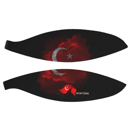 Turkey flag basketball (Panele)