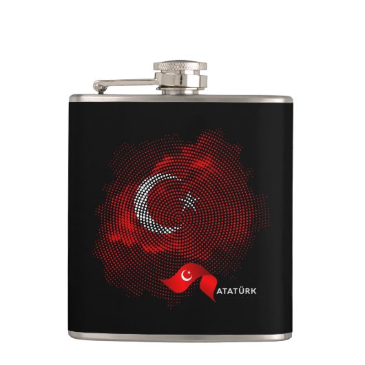 Turkey flag flachmann (Vorderseite)