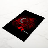 Turkey flag folieneinladung (Gedreht)