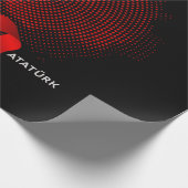 Turkey flag geschenkpapier (Ecke)