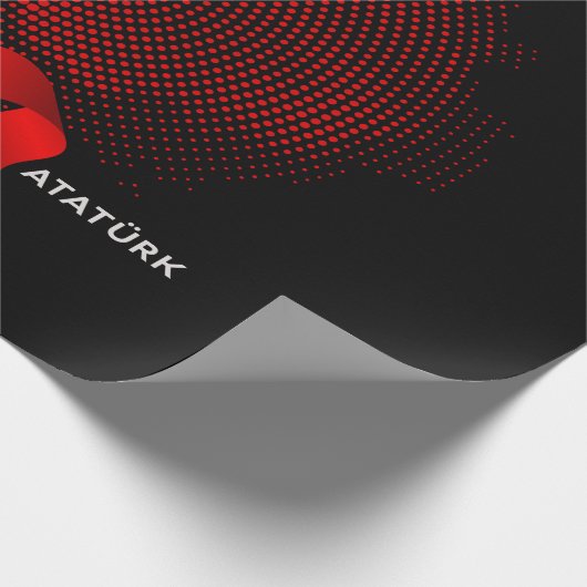 Turkey flag geschenkpapier (Ecke)