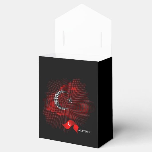 Turkey flag geschenkschachtel (Geöffnet)