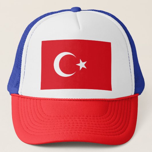 Turkey flag truckerkappe (Vorderseite)