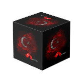 Turkey flag würfel (Rückseite Schrägansicht)