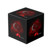 Turkey flag würfel (Vorderseite Schrägansicht)