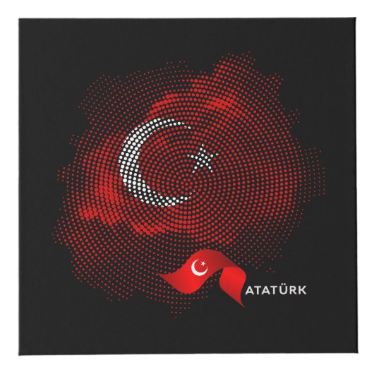 Turkey flag würfel (Vorderseite)