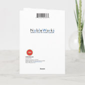 Turkey Fortune Teller Erntedank Karte (Rückseite)