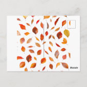 Turkey Friendsgiving Dinner Party Einladung Postkarte (Rückseite)