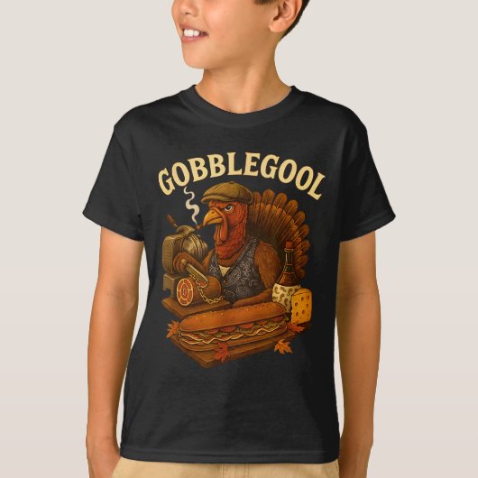 Turkey Gabagool Gobbol Funny Italian Food T-Shirt (Vorderseite)