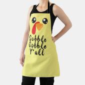 Turkey Gobble Yall - Baker Chef Holiday Fun Schürze (InSitu)