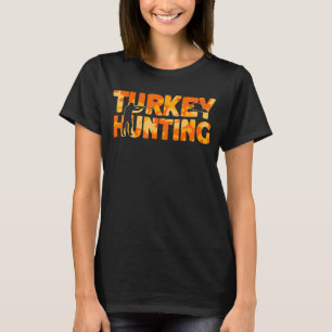 Turkey Hunter Orange Tarnung Turkey Hunting T-Shirt