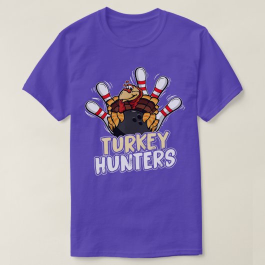Turkey Hunters Bowling Bowler T-Shirt (Design vorne)