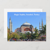 Turkey Istanbul Hagia sophia Postcard Postkarte (Vorne/Hinten)