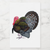 Turkey Lebensmitteletikett (Einzelnes Label)