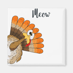 Turkey Meow Magnet