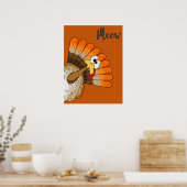 Turkey Meow Poster (Küche)