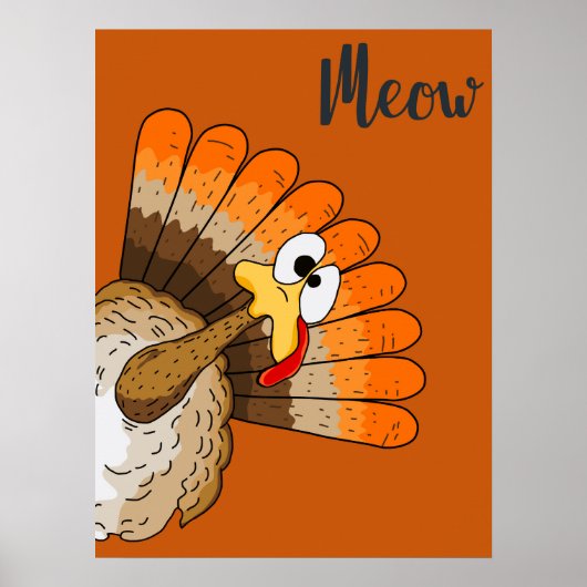 Turkey Meow Poster (Vorne)