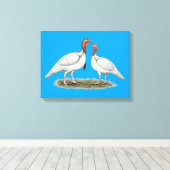 Turkey Mini Whites Leinwanddruck (Insitu (Holzboden))