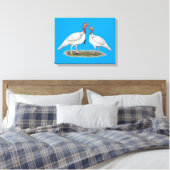 Turkey Mini Whites Leinwanddruck (Insitu (Schlafzimmer))