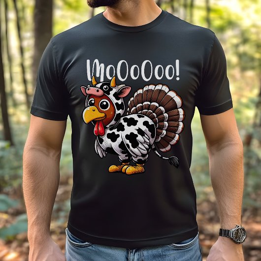 Turkey Moo Erntedank Funny T-Shirt