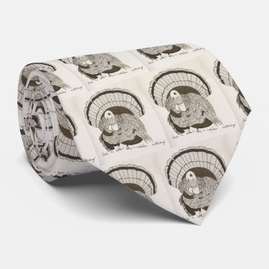 Turkey Necktie Krawatte (Gerollt)