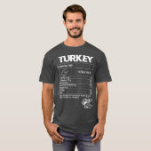 Turkey Nutritional Factshanksgiving Food Recipe fr T-Shirt (Vorne ganz)