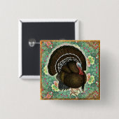 Turkey On the Greens Button (Vorne & Hinten)