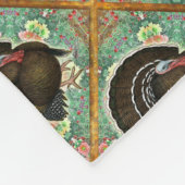 Turkey On the Greens Fleecedecke (Ecke)