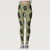 Turkey On the Greens Leggings (Vorderseite)