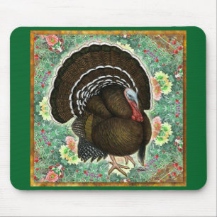 Turkey On the Greens Mousepad