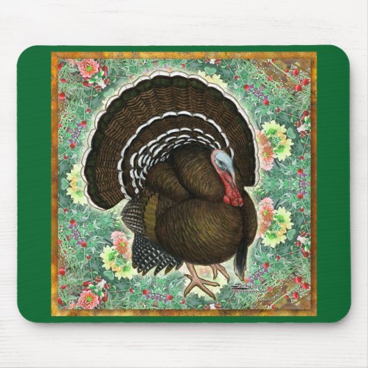 Turkey On the Greens Mousepad (Vorne)