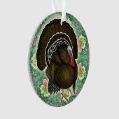 Turkey On the Greens Ornament (Vorderseite)