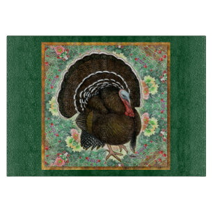 Turkey On the Greens Schneidebrett
