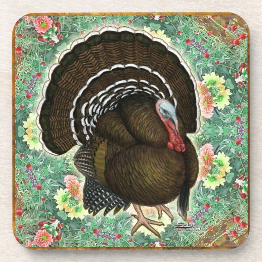 Turkey On the Greens Untersetzer (Vorderseite)