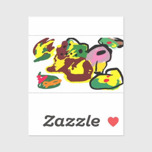 Turkey paint  aufkleber (Blatt)